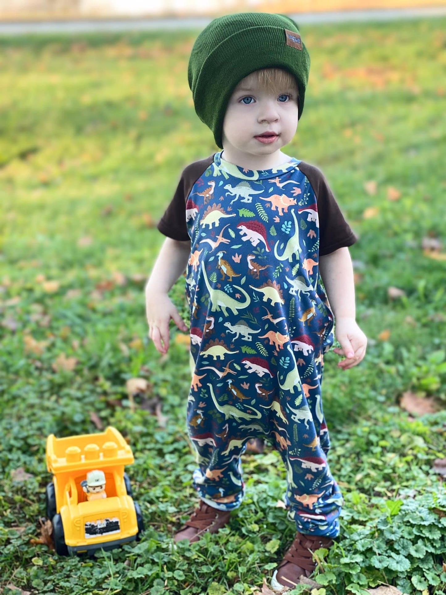 Winter Raglan Romper
