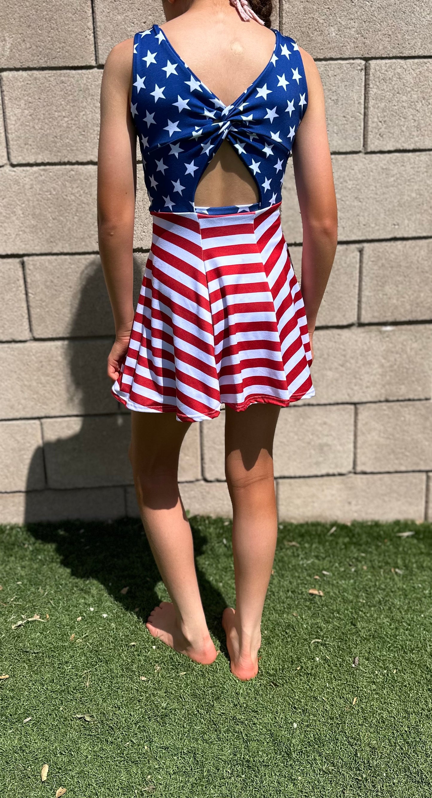Stars and Stripes Twirl Dress/Romper