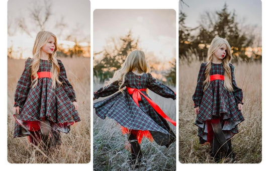 Christmas High/Low Dress
