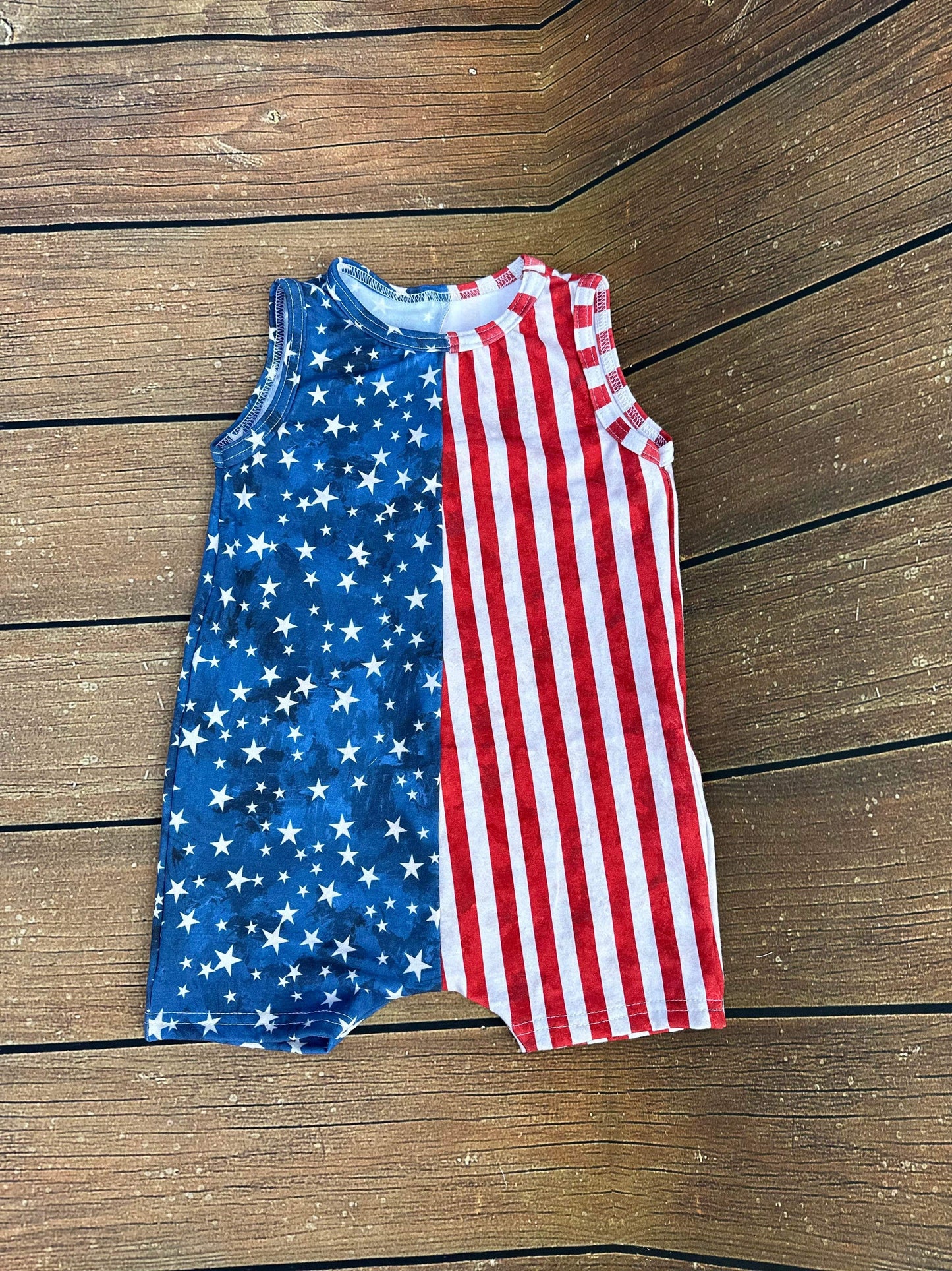 Summer Tank Romper (half and half)