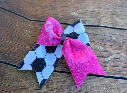 Sports/Cancer Awareness Bow
