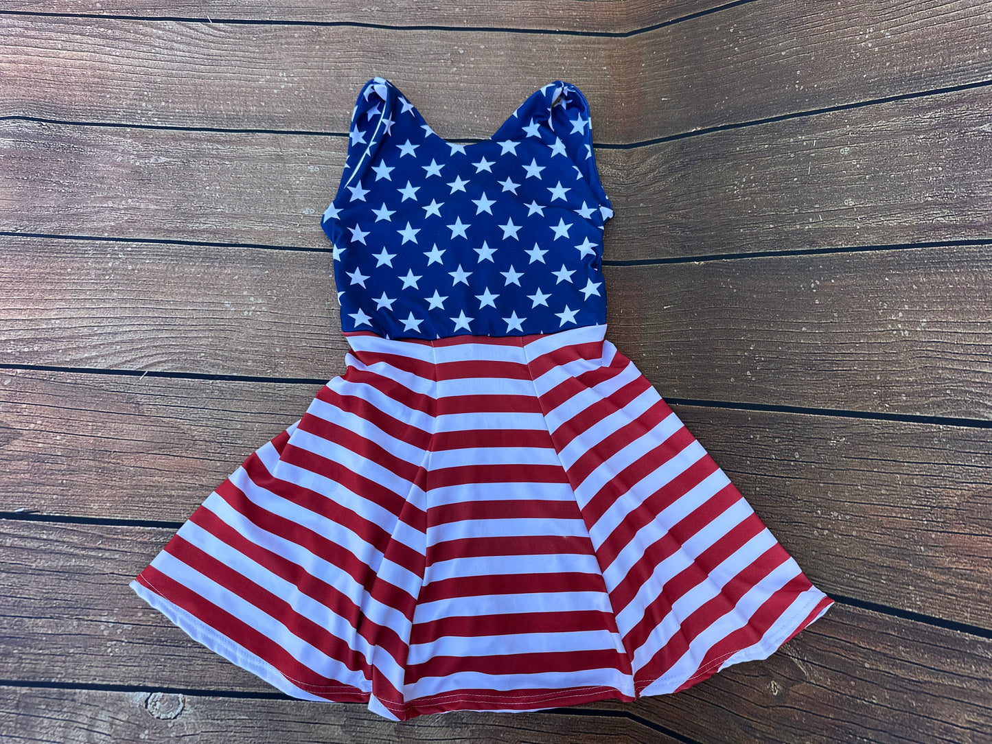 Stars and Stripes Twirl Dress/Romper