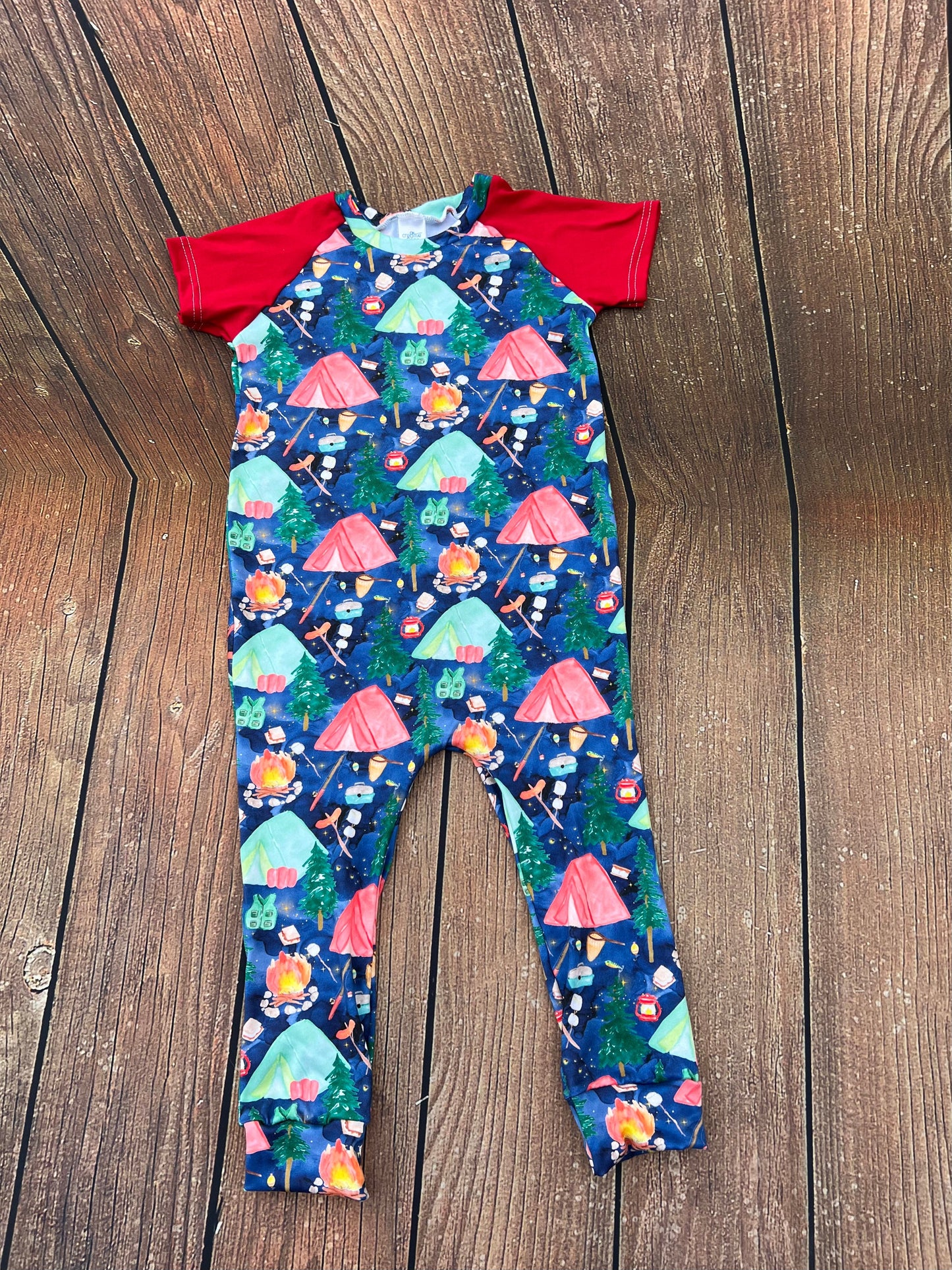 Winter Raglan Romper