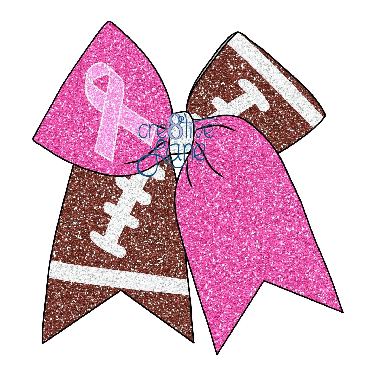 Sports/Cancer Awareness Bow