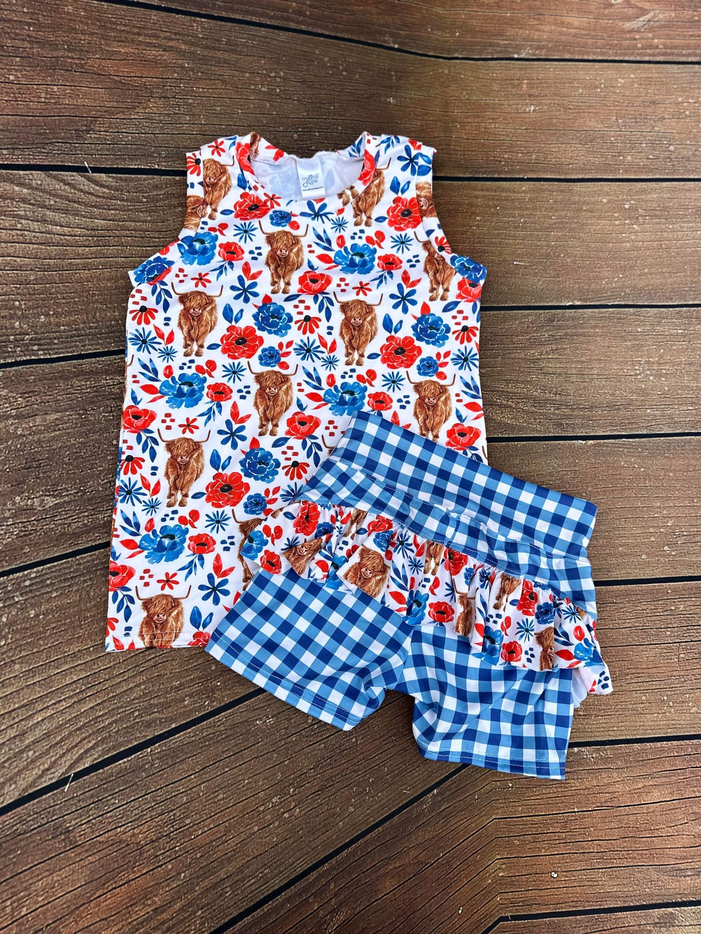 Ruffle Biker Shorts