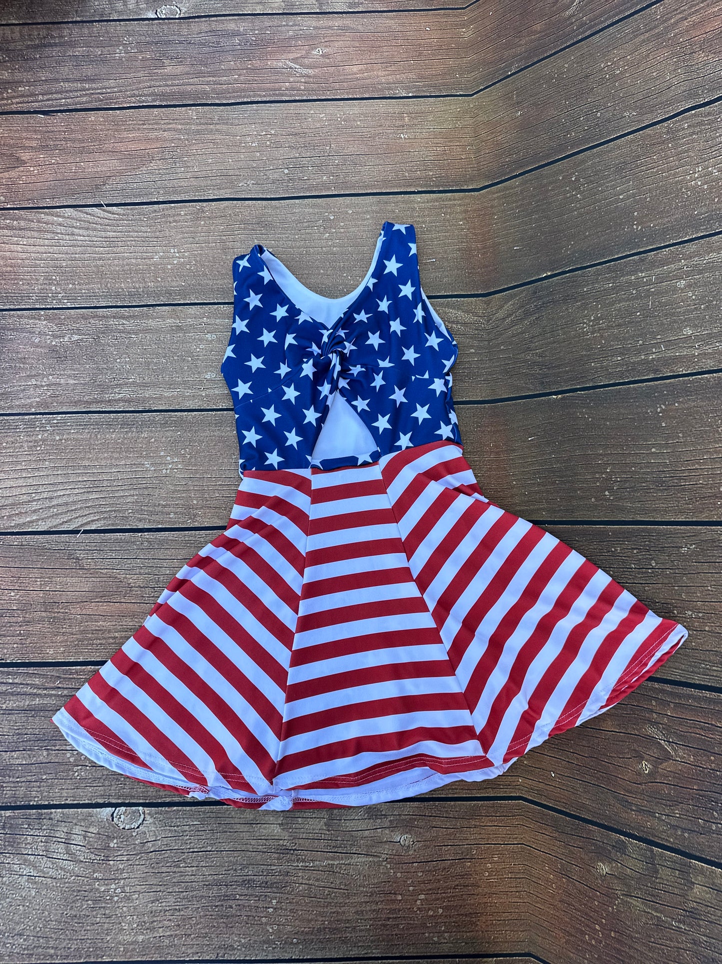 Stars and Stripes Twirl Dress/Romper
