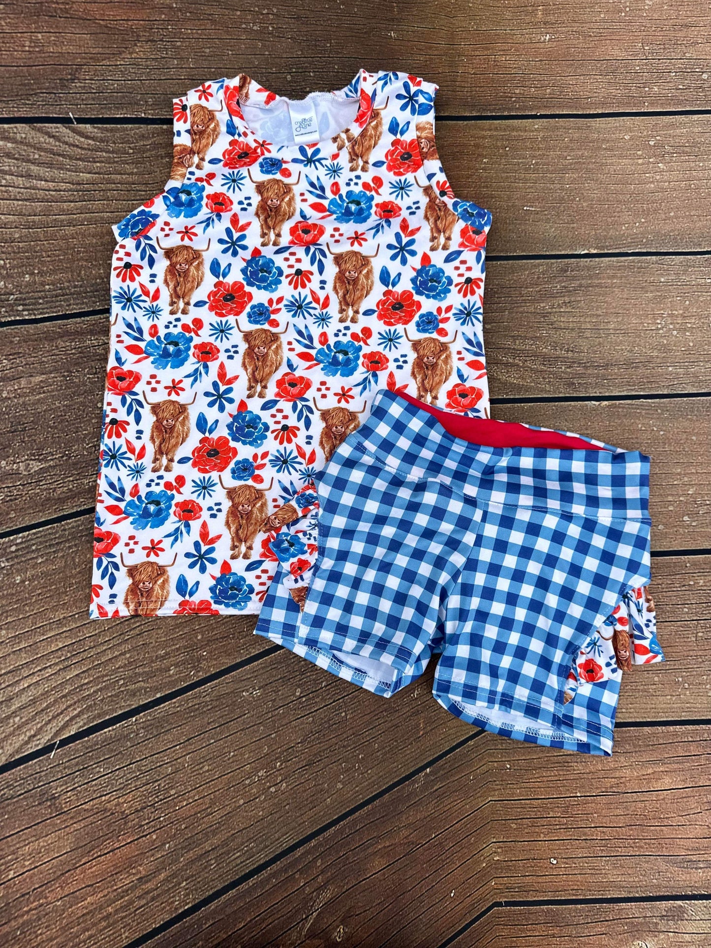 Ruffle Biker Shorts