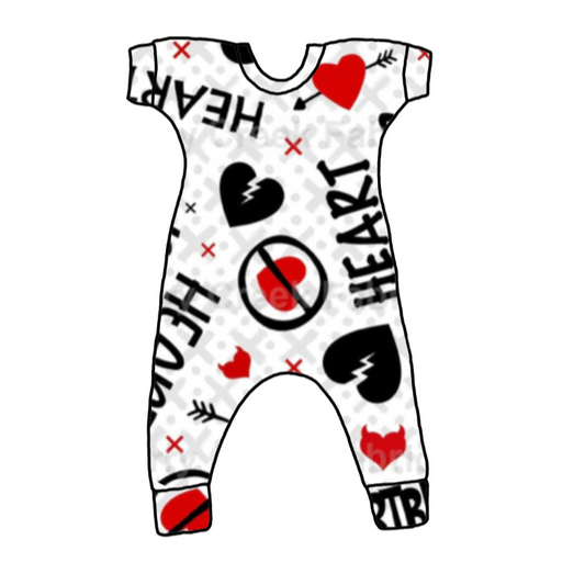 Winter Raglan Romper