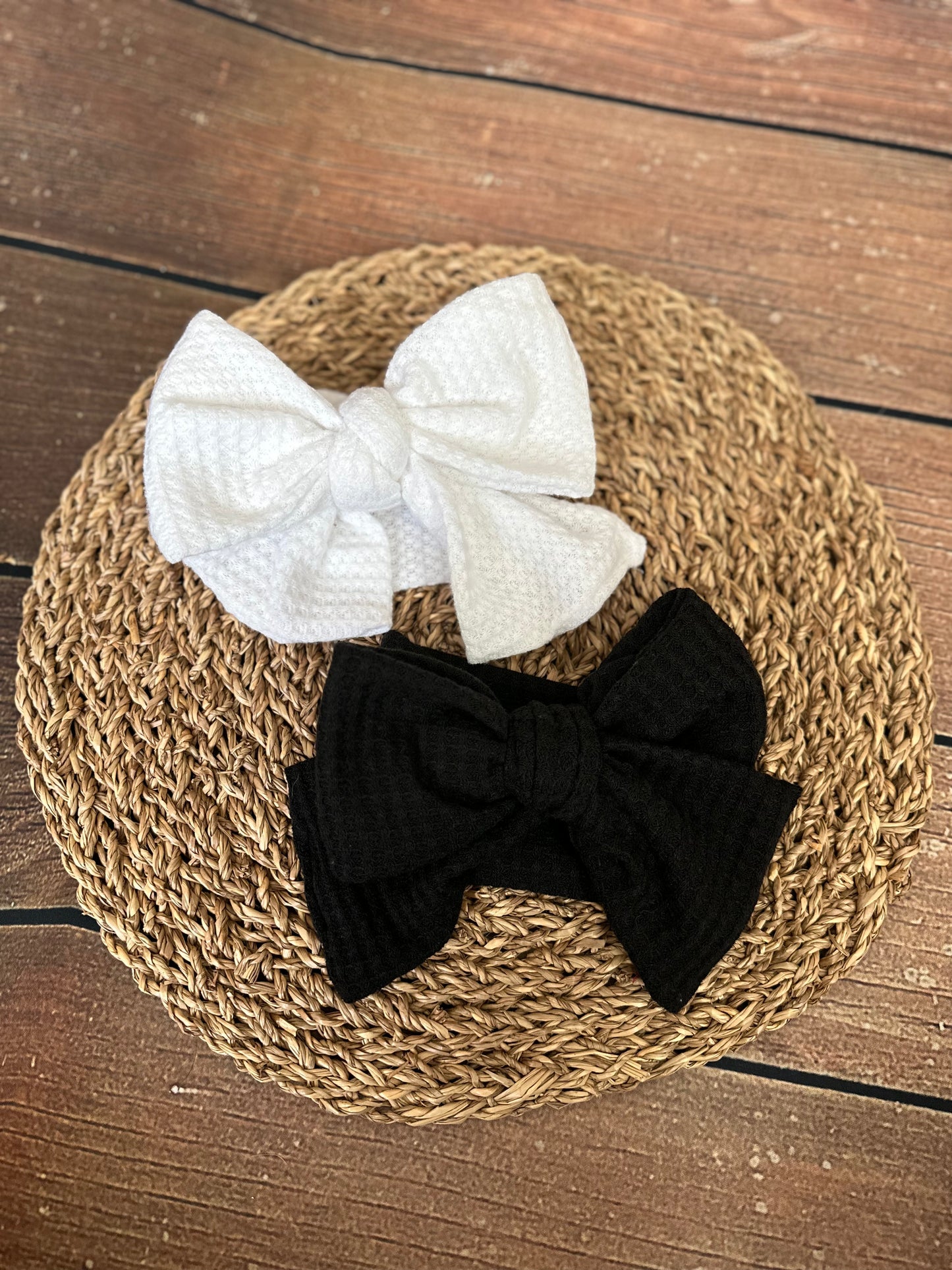 Solid Grow with Me Bow Headwraps