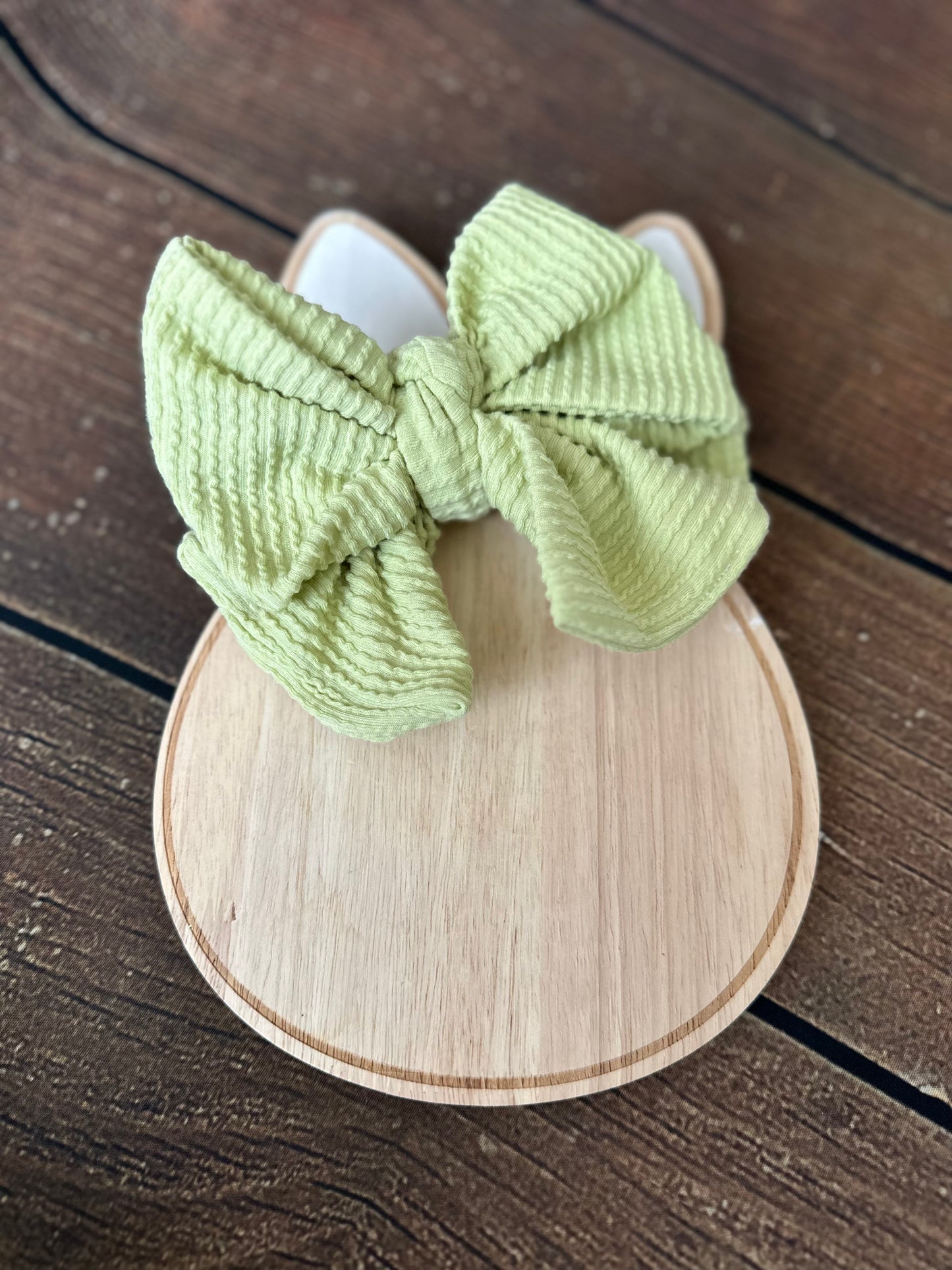Solid Grow with Me Bow Headwraps